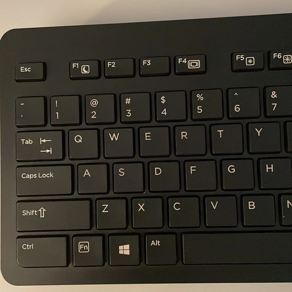 HP Keyboard, New, 17.5 inches long, black